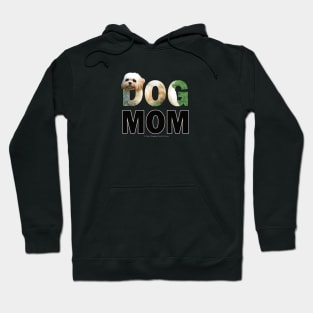 DOG MOM - Cavachon oil painting word art Hoodie